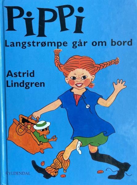 Astrid Lindgren book DANISH - Pippi Langstrompe går om bord  - Pippi Longstocking
